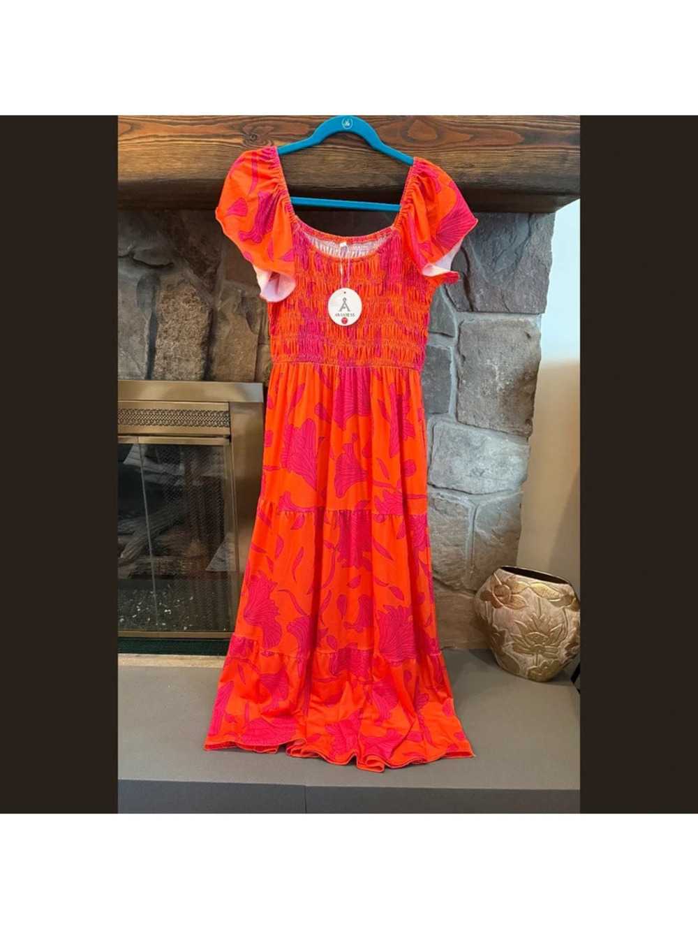 Women’s Summer Maxi Flutter Sleeve Dress